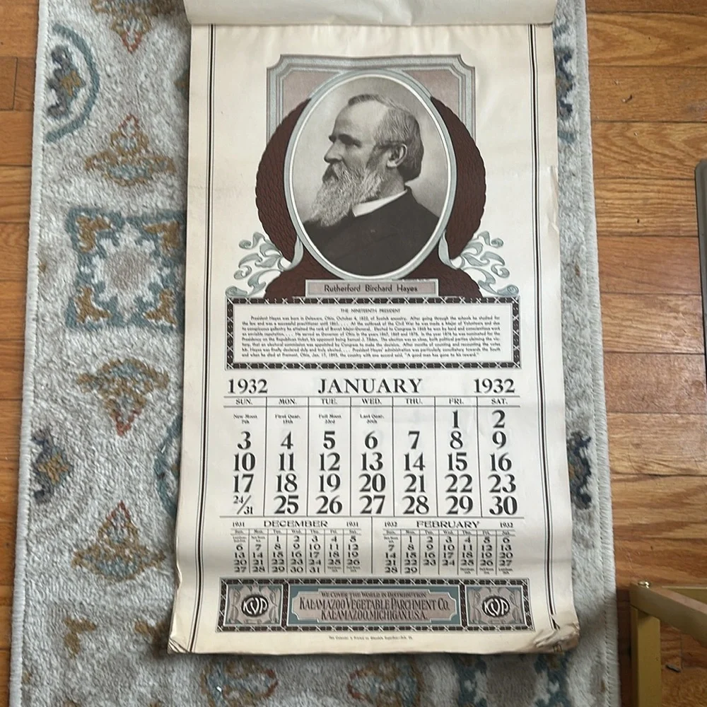 president calender